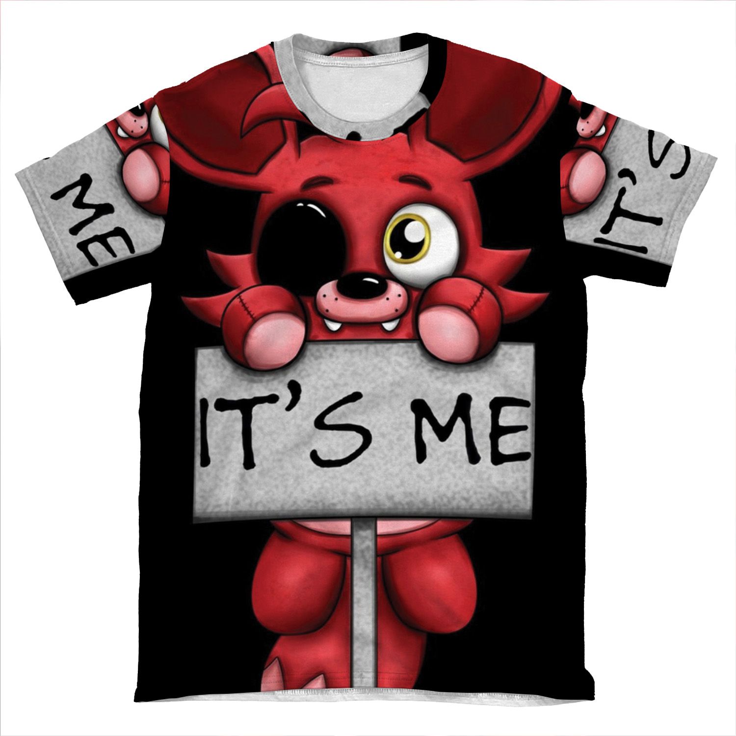 Fnaf Plush Foxy AOP T-shirt Tee