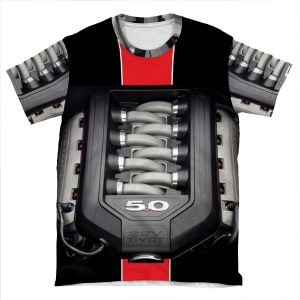Ford Mustang 5.0 AOP T-shirt Tee