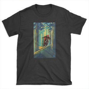 Forest log mountain bike ghost jumper T-shirt Tee