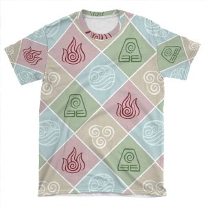 Four Elements AOP T-shirt Tee