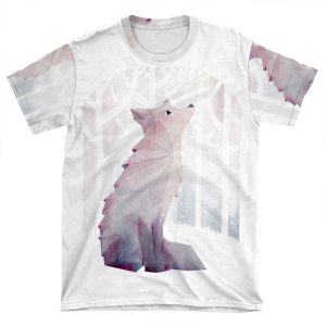 Fox In The Snow AOP T-shirt Tee