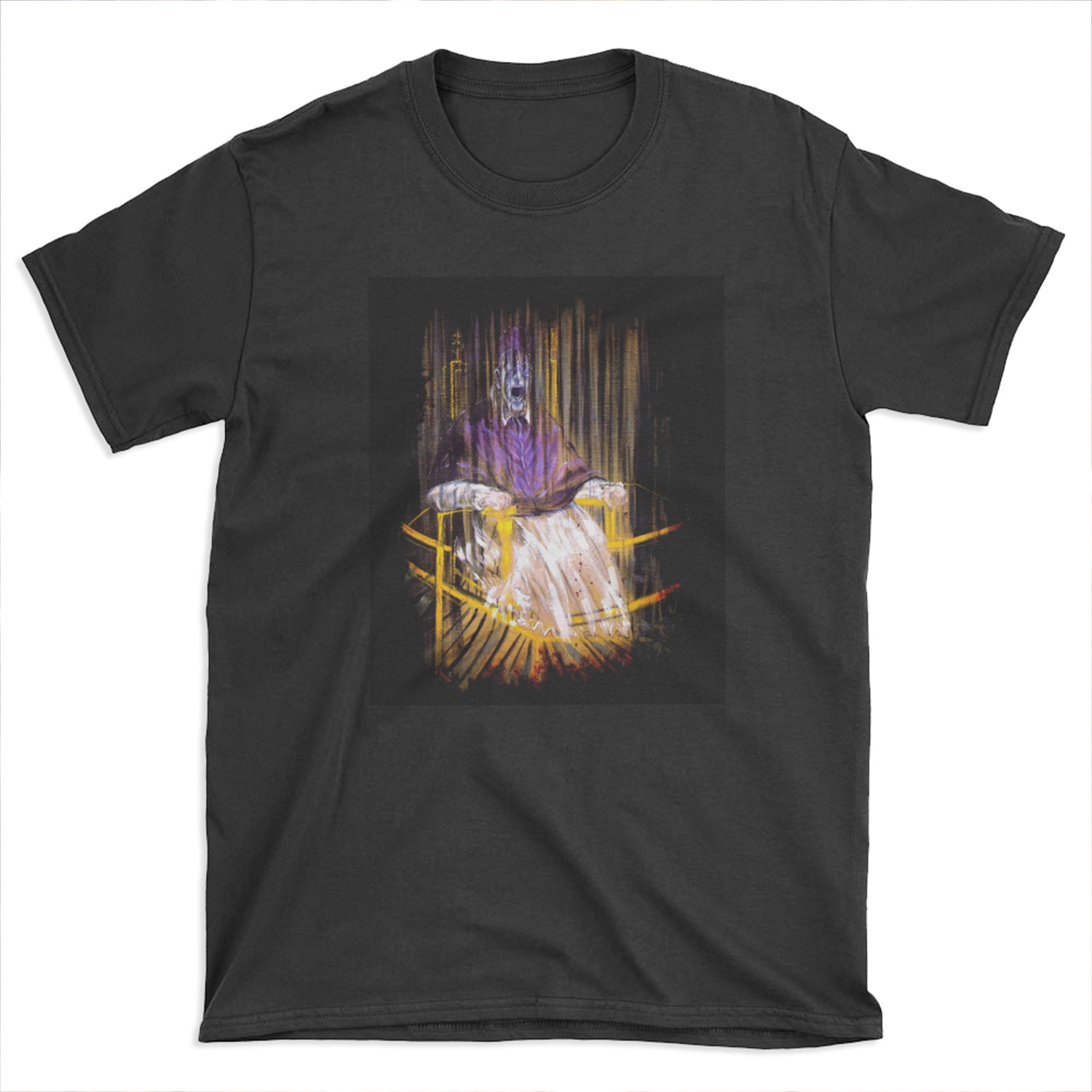Francis Bacon Screaming Pope painting art lover gift t shirt T-shirt Tee