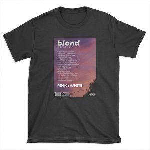 Frank Ocean - Blonde Pink + White T-shirt Tee