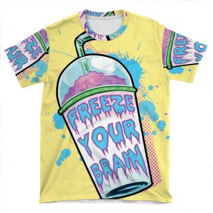 Freeze Your Brain AOP T-shirt Tee