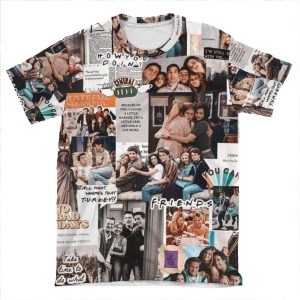 Friends Wallpaper AOP T-shirt Tee