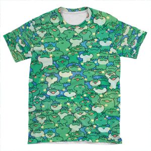 Frog Party AOP T-shirt Tee