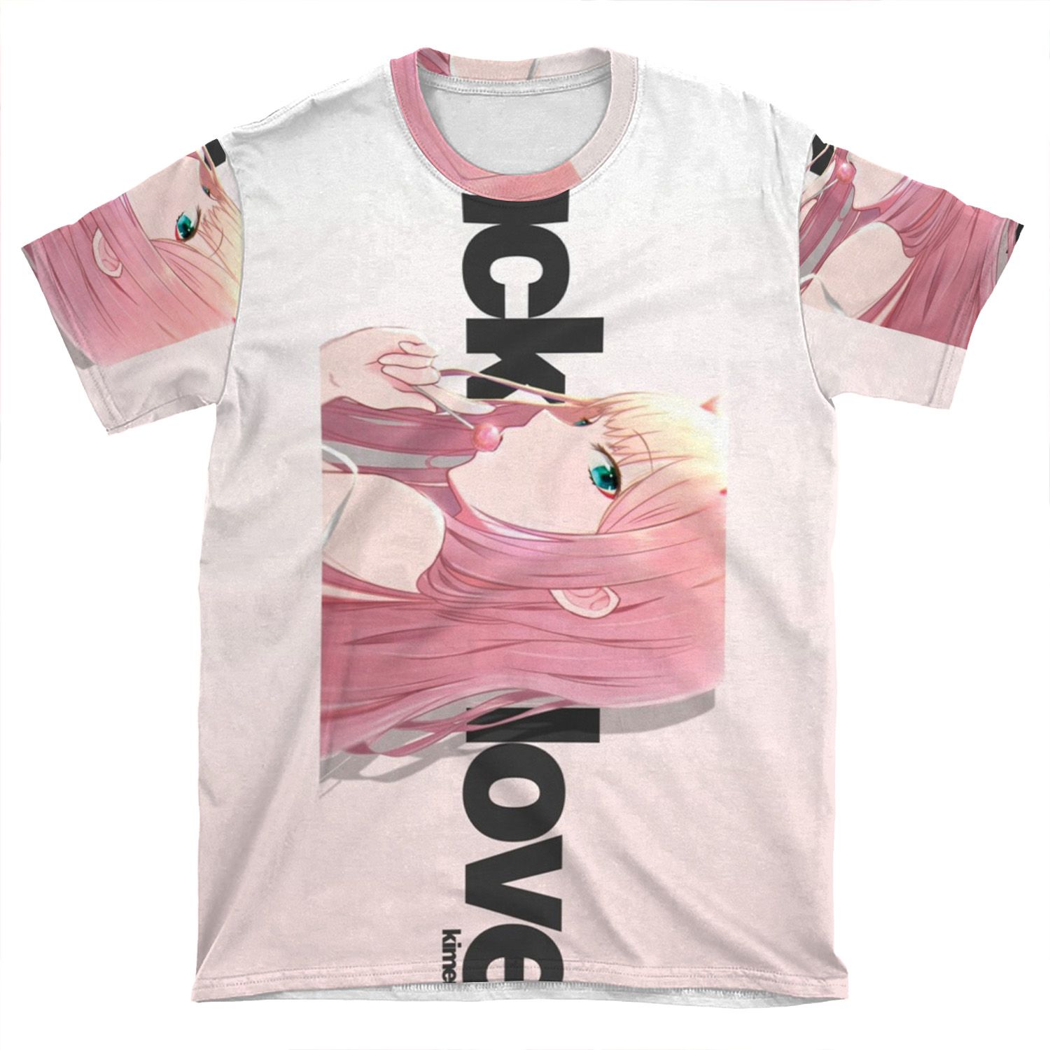 Fuck Love AOP T-shirt Tee