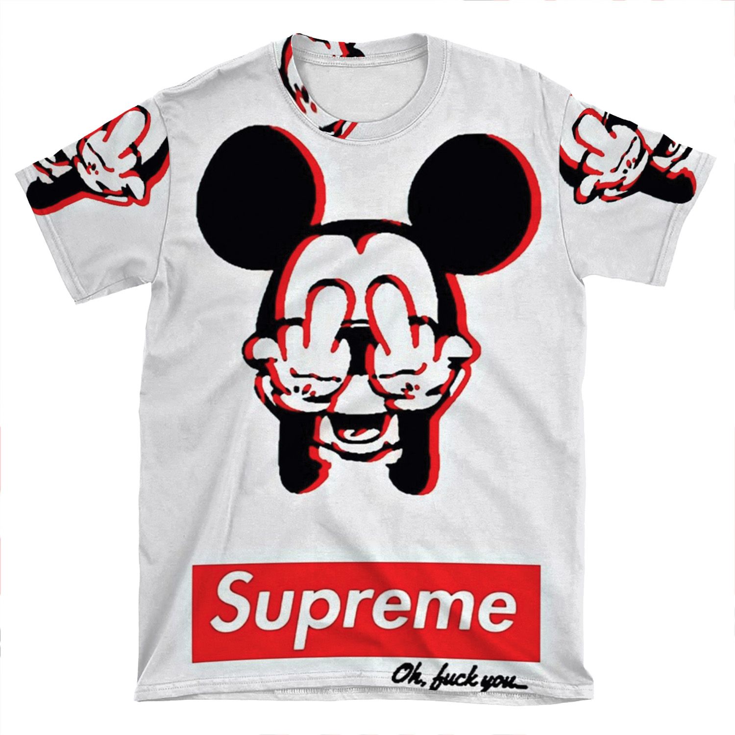 Fuck You From Mic AOP T-shirt Tee