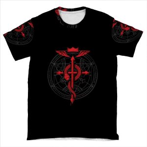 Fullmetal Alchemist Flamel AOP T-shirt Tee
