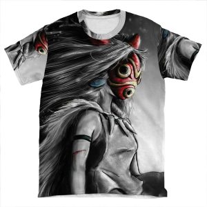 Fury Of The Princess Anime Digital Painting AOP T-shirt Tee