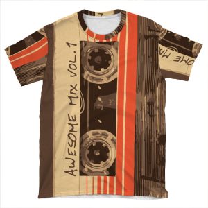 Galactic Soundtrack AOP T-shirt Tee