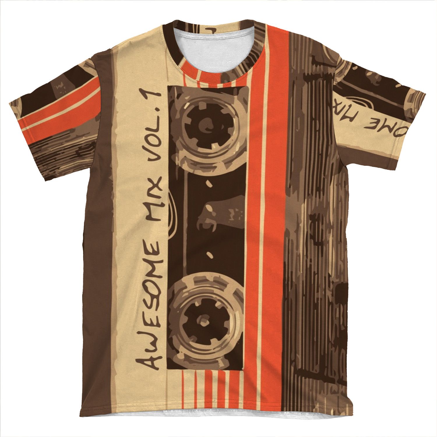 Galactic Soundtrack AOP T-shirt Tee