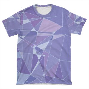 Galaxy Purple Wall AOP T-shirt Tee