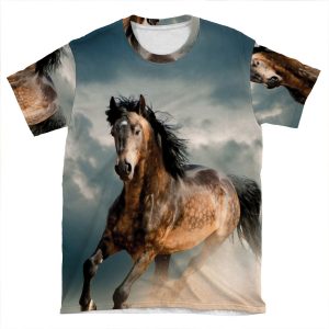 Galloping Horse AOP T-shirt Tee