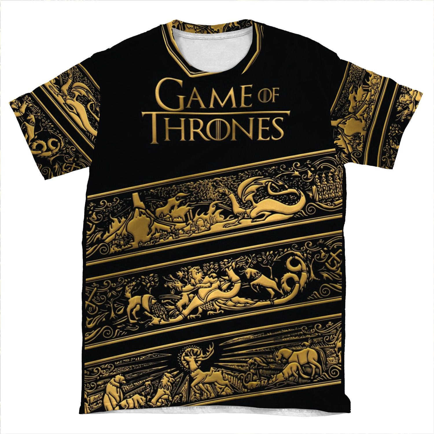 Game Of Gold AOP T-shirt Tee