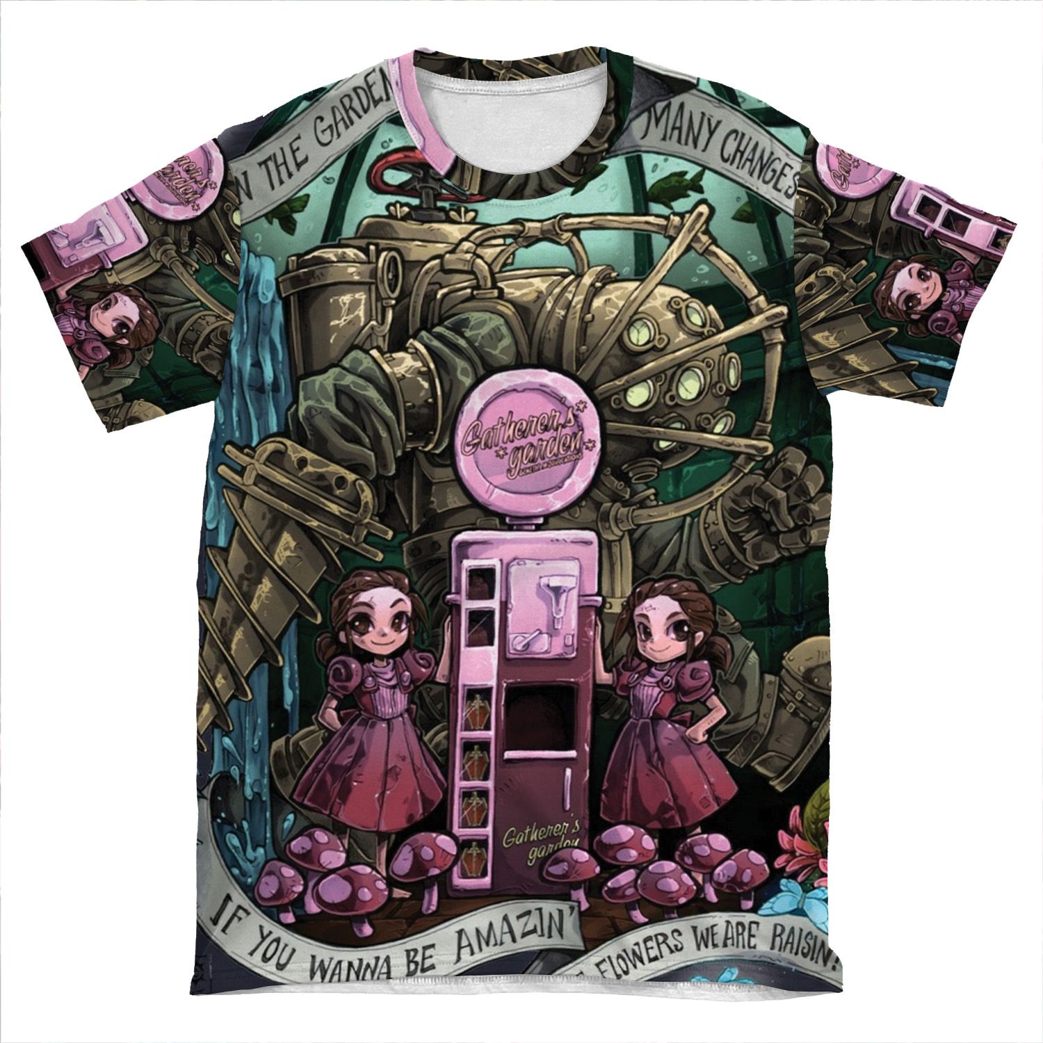 Gatherer's Garden AOP T-shirt Tee