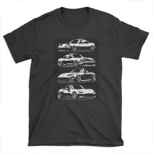 Generations. MX5 Miata T-shirt Tee