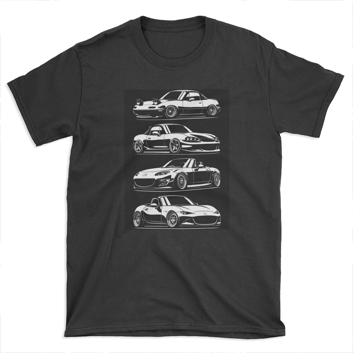 Generations. MX5 Miata T-shirt Tee