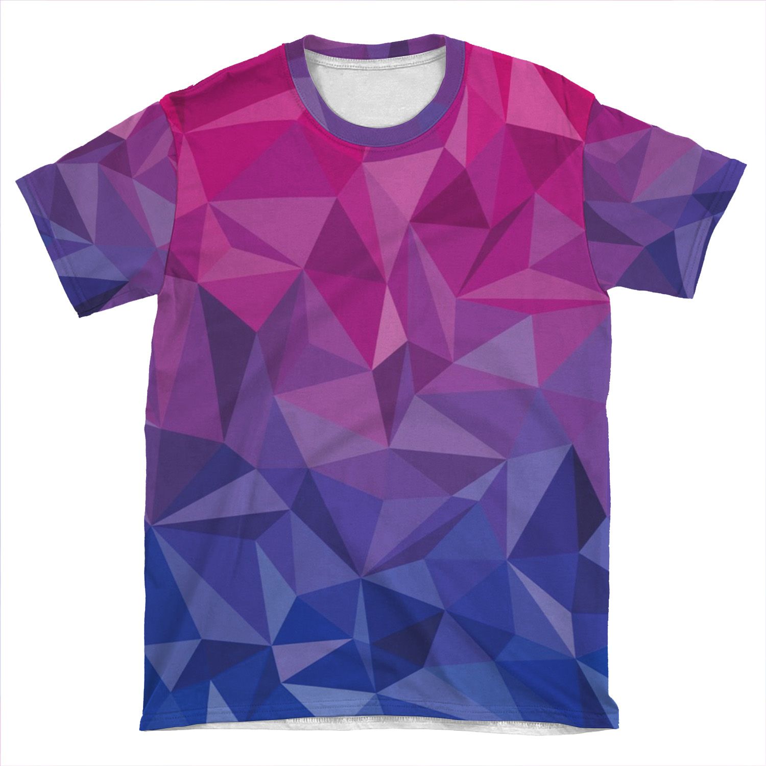 Geometric Bi Pride AOP T-shirt Tee