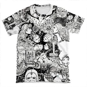 Ghost Quartet AOP T-shirt Tee