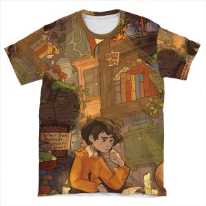 Ghostbur Library AOP T-shirt Tee