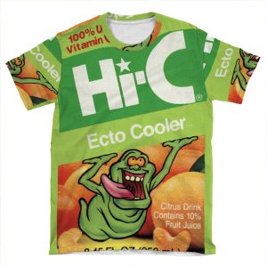 Ghostbusters Hi-C Ecto Cooler AOP T-shirt Tee