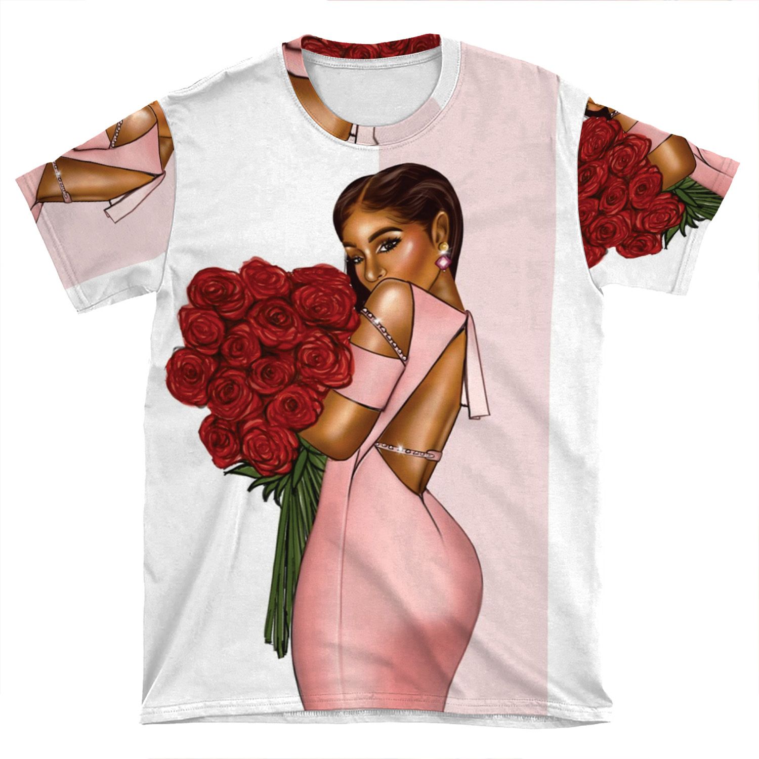 Gia Roses AOP T-shirt Tee