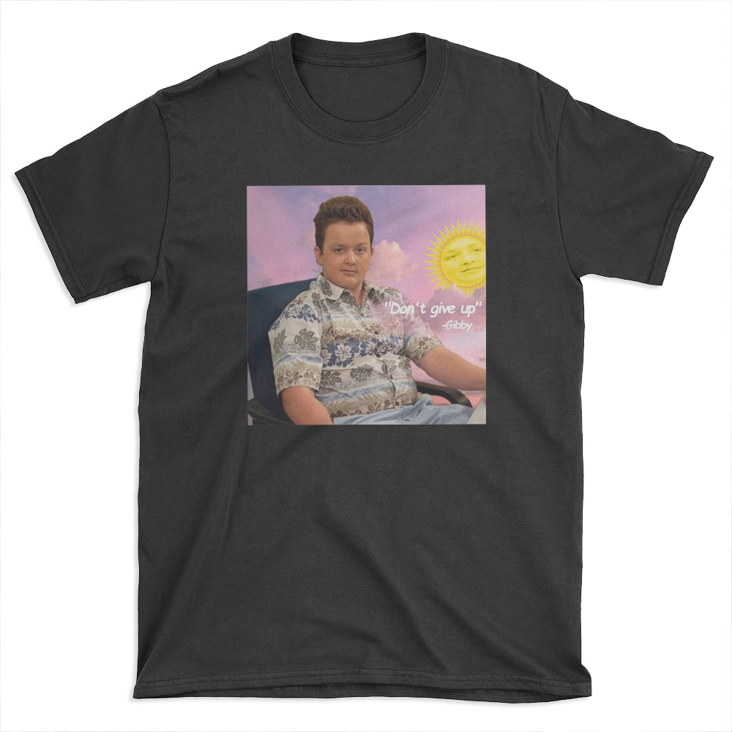 Gibby say Don't give up. iCarly T-shirt Tee