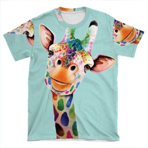 Giraffe AOP T-shirt Tee