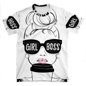 Girl Boss AOP T-shirt Tee