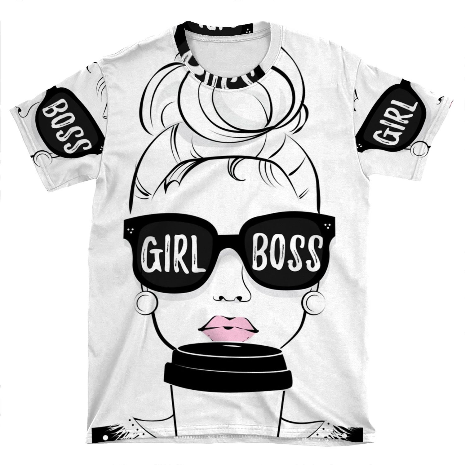 Girl Boss AOP T-shirt Tee
