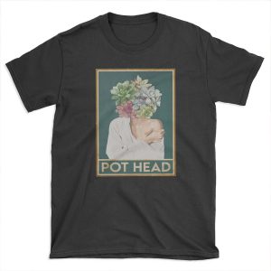 girls pot head white T-shirt Tee