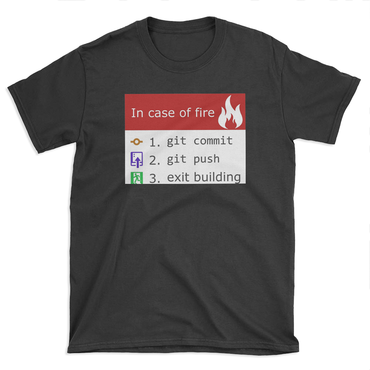 Git on Fire T-shirt Tee