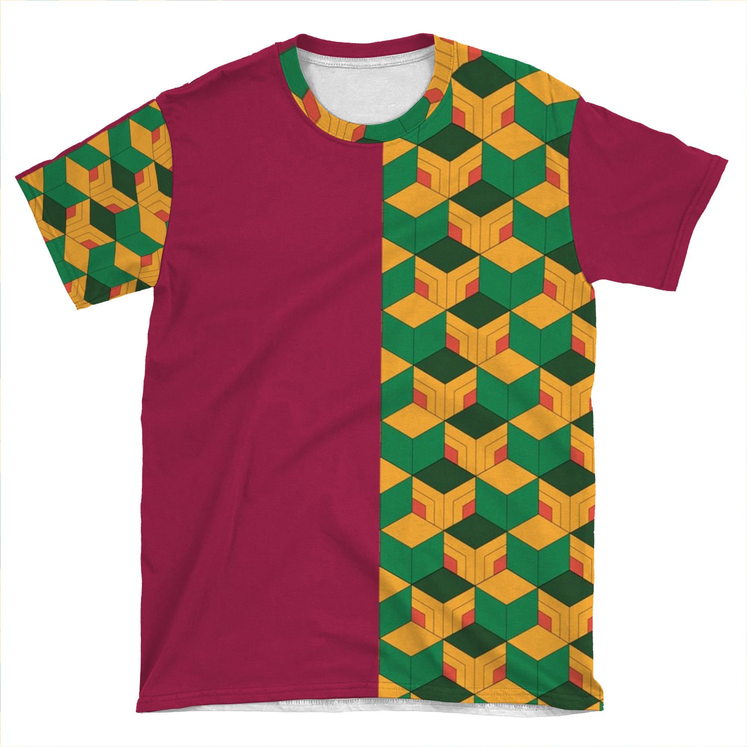 Giyuu Tomioka Pattern | Demon Slayer AOP T-shirt Tee