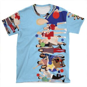 Glee Characters AOP T-shirt Tee