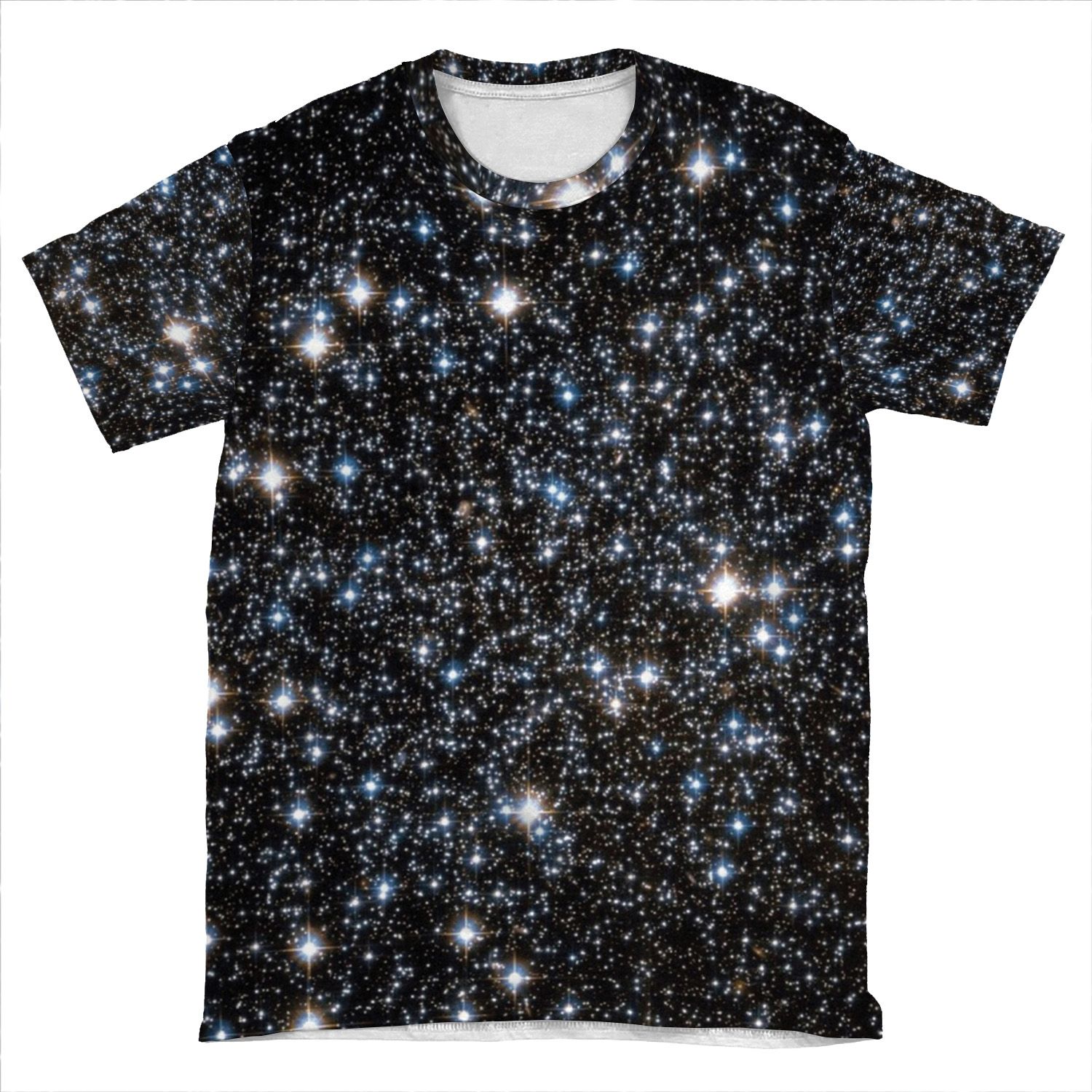 Glitter Galaxy AOP T-shirt Tee