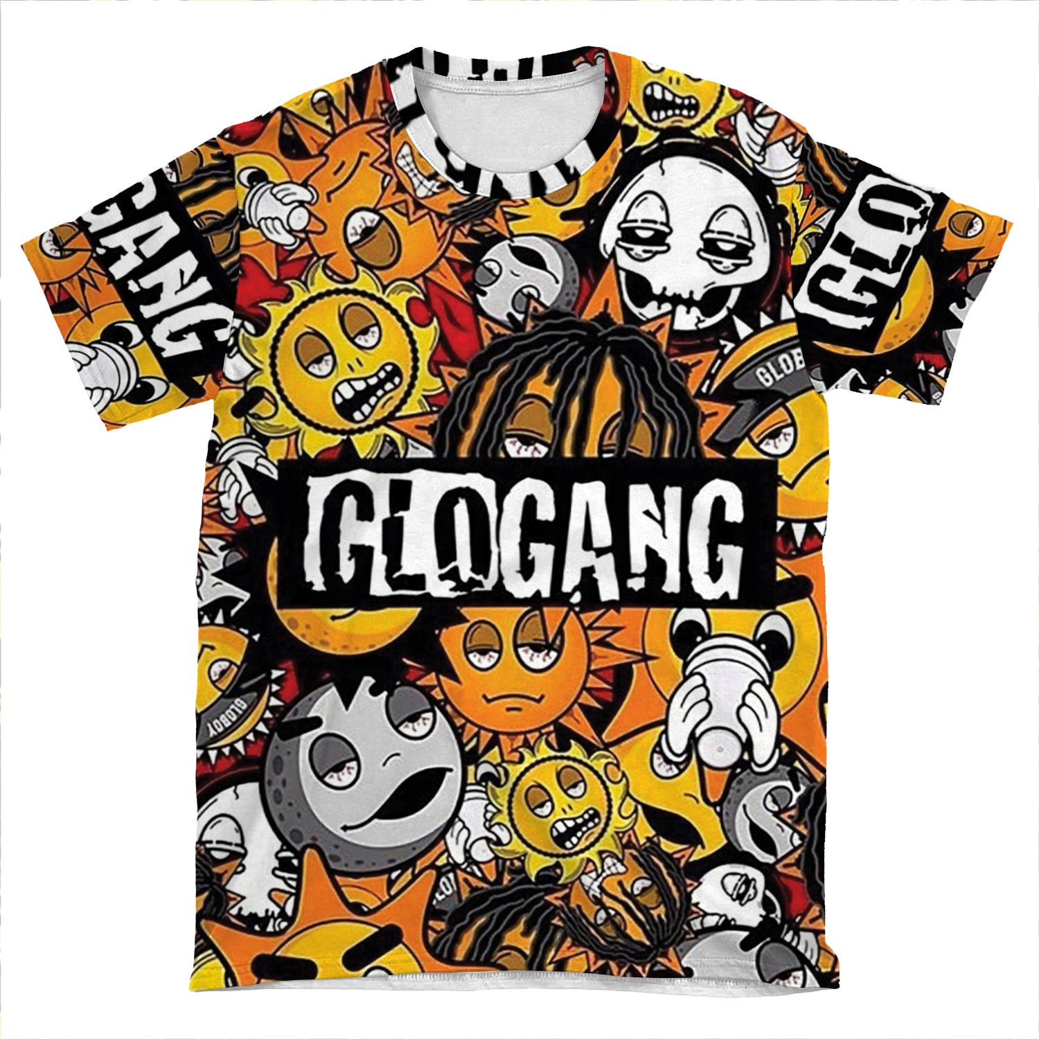 Glo Gang Or No Gang AOP T-shirt Tee