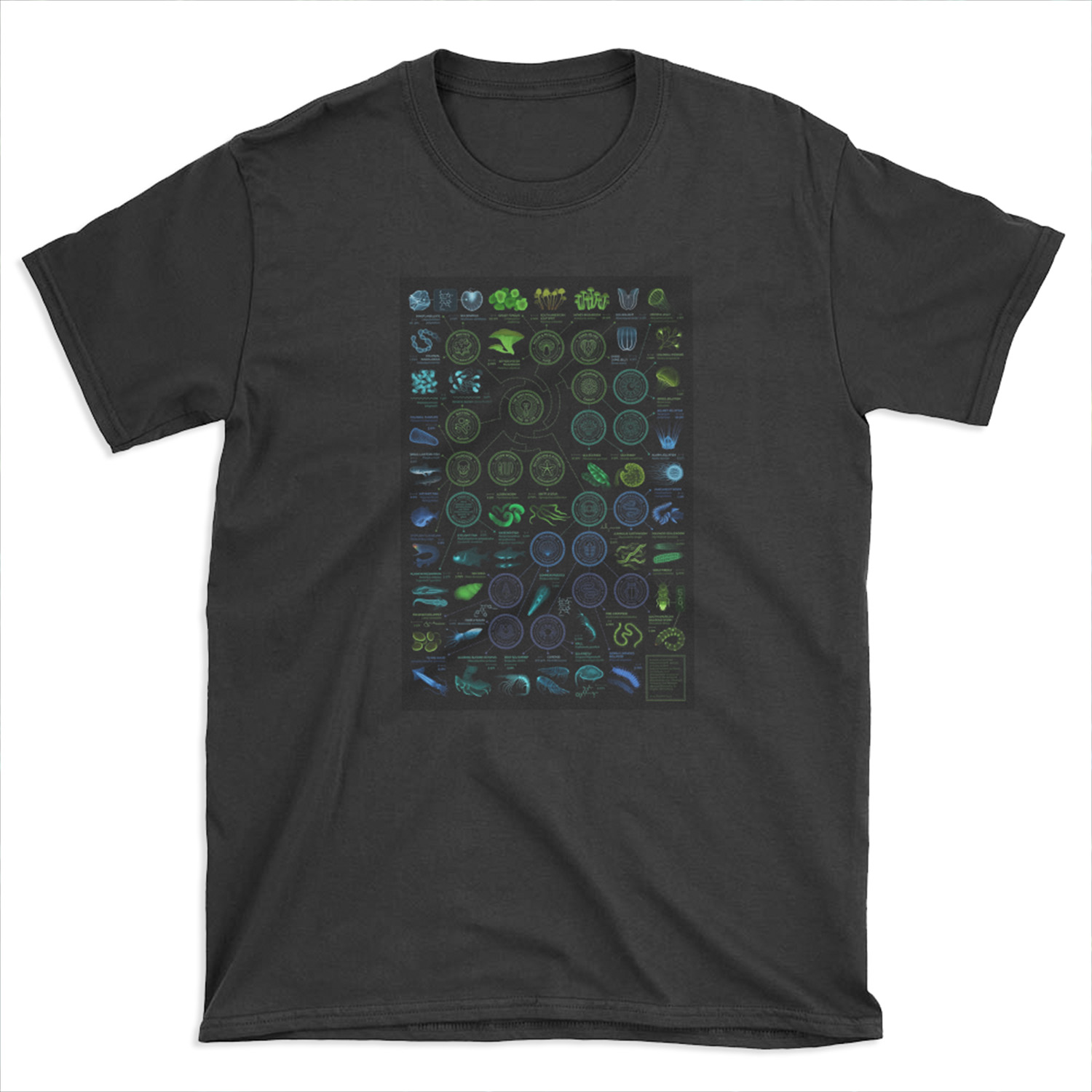 Glowing Creatures T-shirt Tee