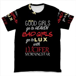 Go To Lux With Lucifer AOP T-shirt Tee