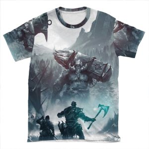 God Of War - Kratos AOP T-shirt Tee