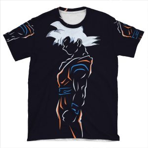 Goku Outline AOP T-shirt Tee