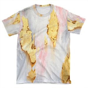 Gold Marble AOP T-shirt Tee