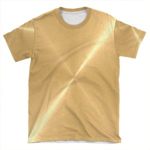 Gold Stainless Shiny Steel Metal 2 AOP T-shirt Tee