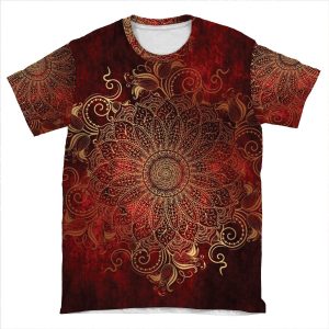 Golden Mandala AOP T-shirt Tee