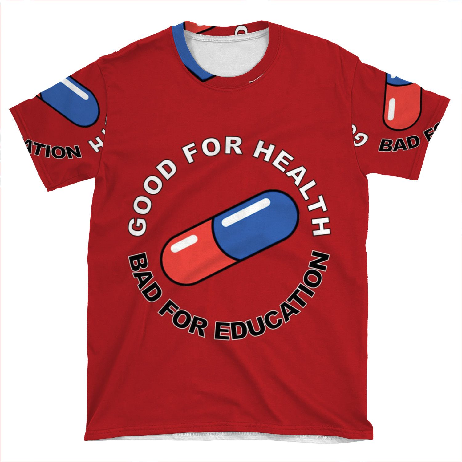 Good For Health AOP T-shirt Tee