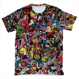 Graffiti AOP T-shirt Tee