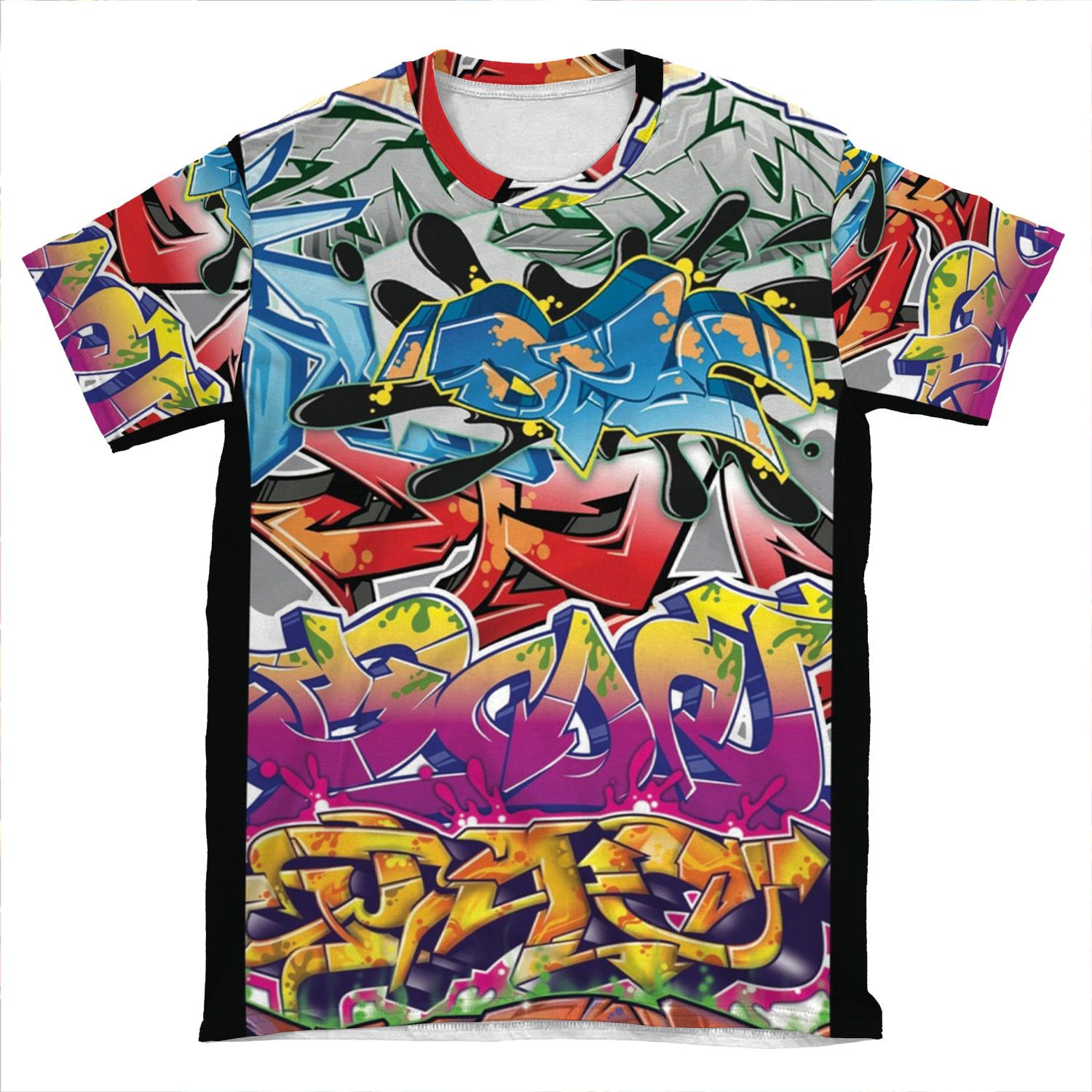 Graffiti Montage AOP T-shirt Tee