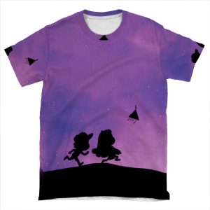 Gravity Falls - Purple AOP T-shirt Tee