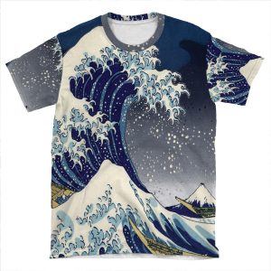 Great Wave: Kanagawa Night AOP T-shirt Tee