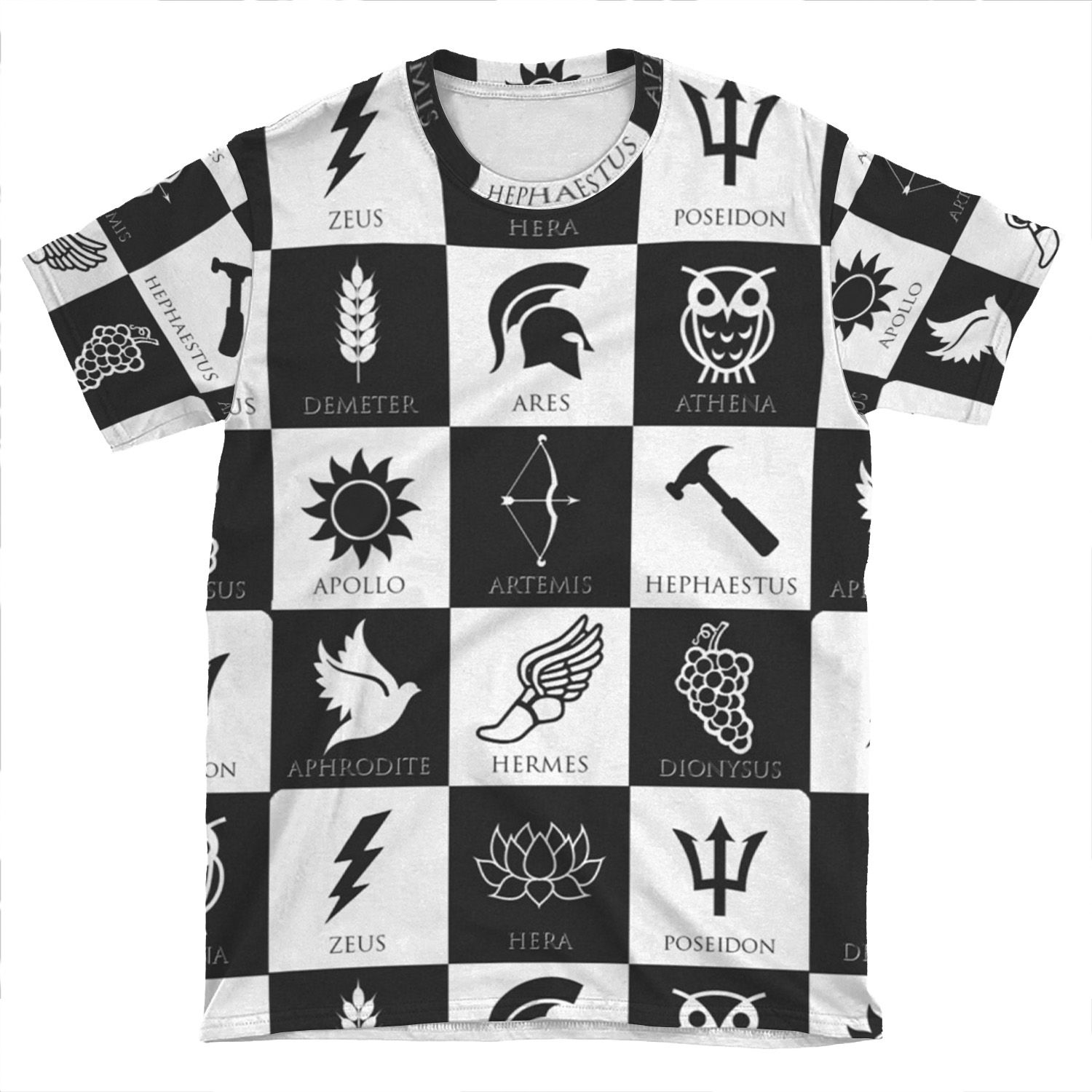 Greek Gods Phonecase AOP T-shirt Tee